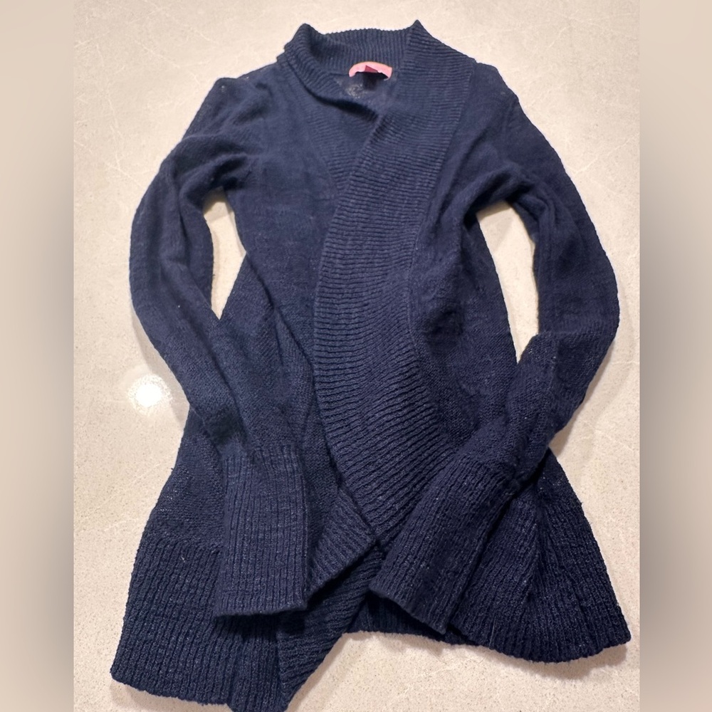 Lilly Pulitzer navy open cardigan
